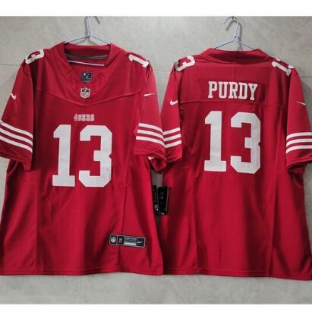 San Francisco 49ers Christian McCaffrey Red Alternate Vapor F.U.S.E. Limited Jer